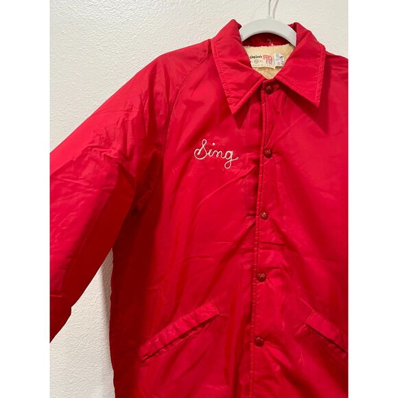 Vintage red fleece jacket - Picture 2 of 8